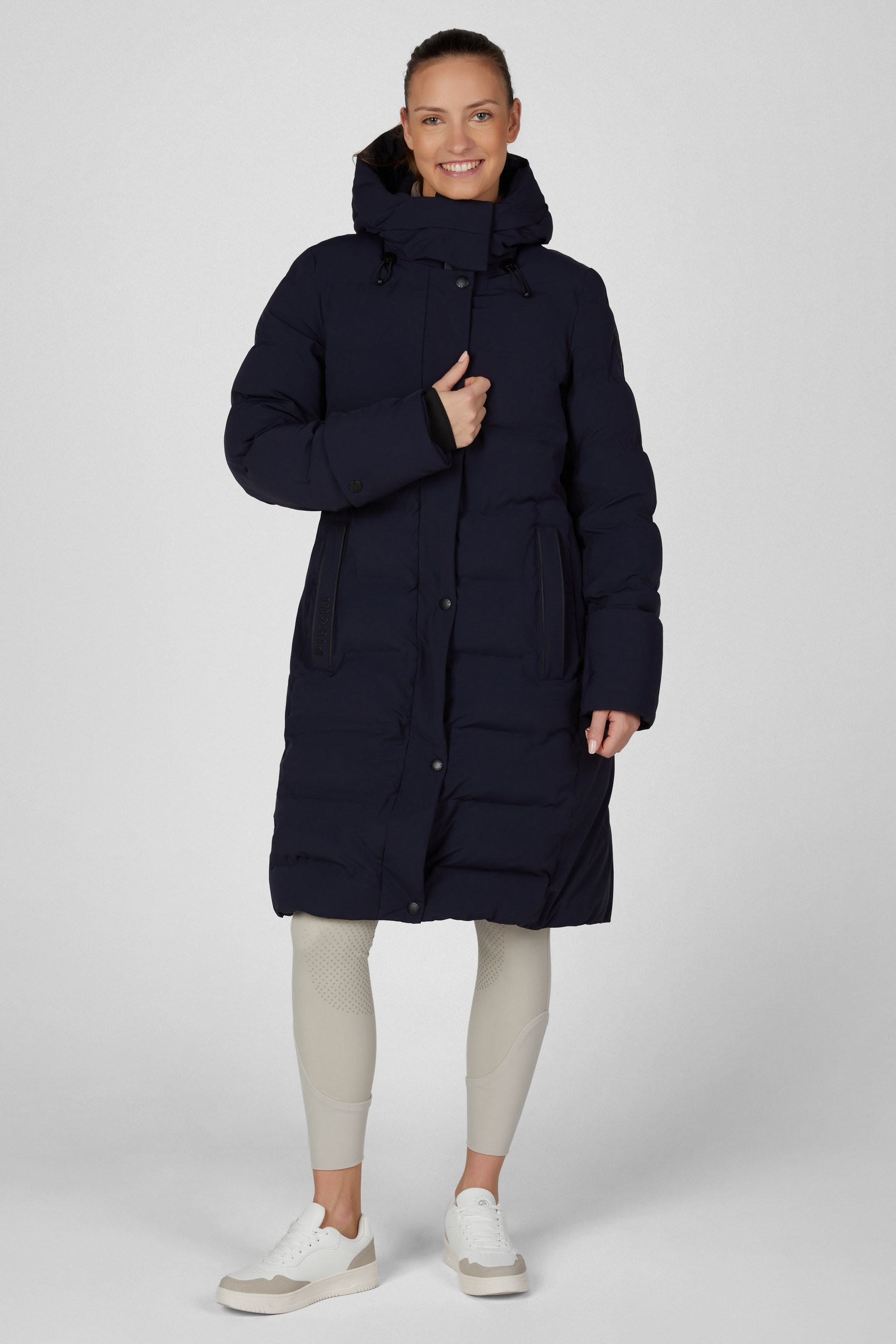 Pikeur Dame Flexquilt Raincoat Navy
