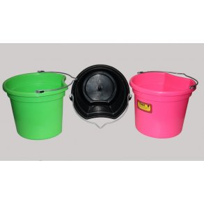 Kraftig spand med flad side til ophng. Meget strk og kraftig kvalitet