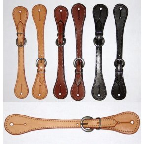 Spore remme XVIII - uden mnster - US Leather
