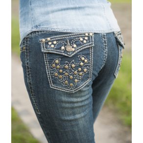 Jeans Bootcut studs strk