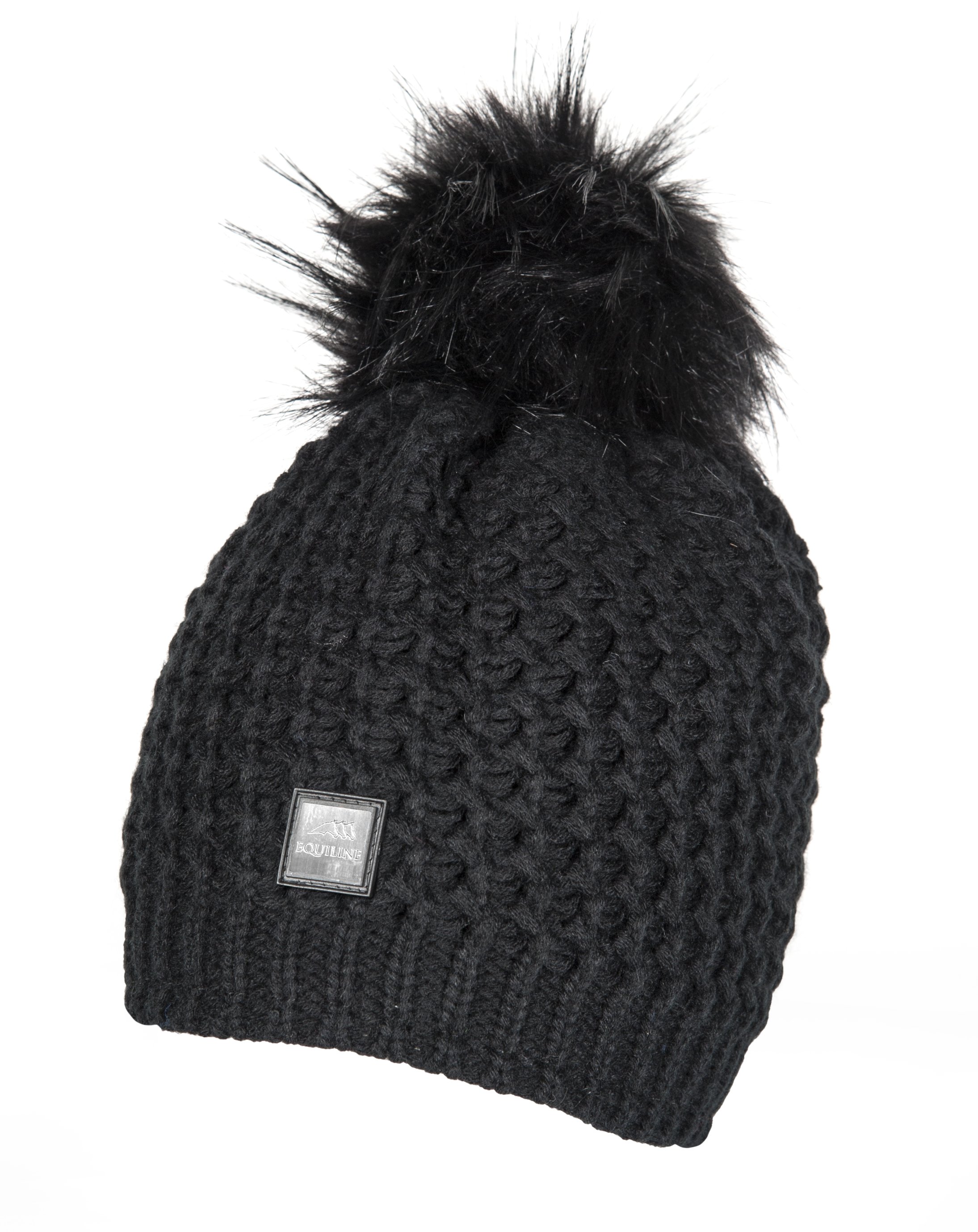 Equiline Ada Knitted Hat Black