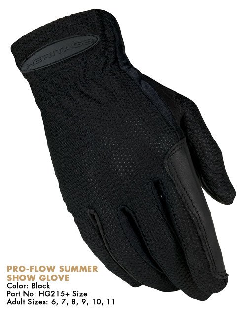 Heritage Pro-flow summer show glove