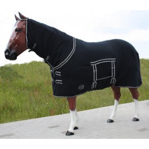 fleece dækken med hals og mave kappe