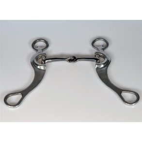 Alu Shank Snaffle Bit - Copper Inlay