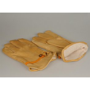 Lder Arbejds handske med let foer