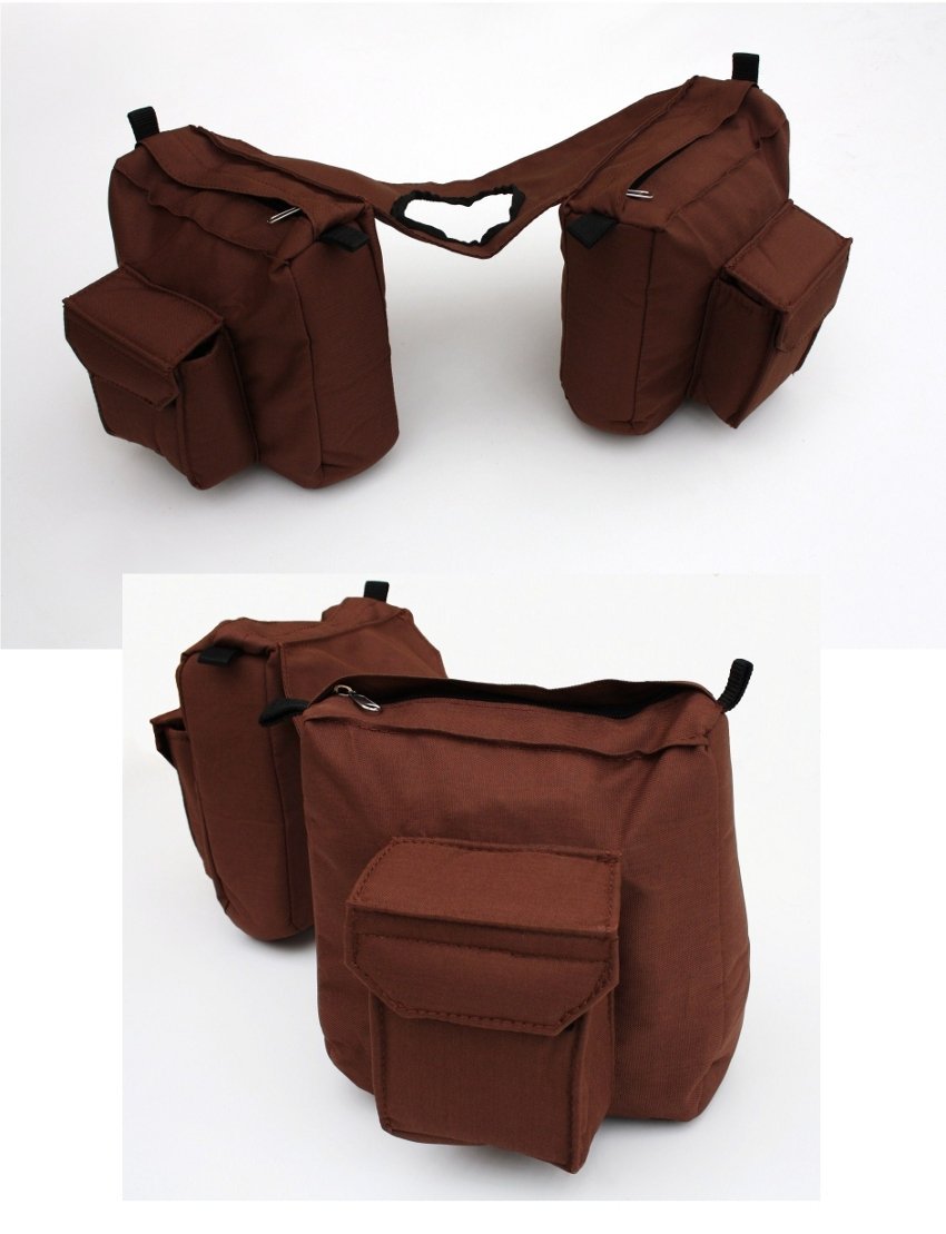 Sadel taske til at montere på sadelhorn 18x20x7