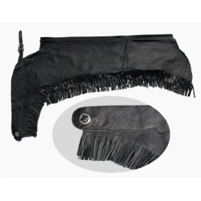 EE Tack Chaps med frynser glat lder