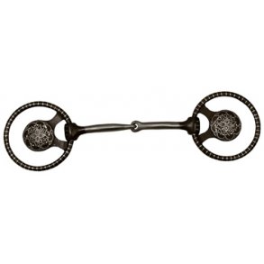 FG Show Snaffle - Santa Fe Concho Loose Ring - 268750