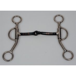 Short Shanked Snaffle Bit - SS Shanks - BS Mouth Piece