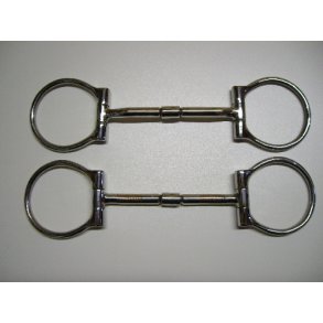 SS B. Allen D-Ring Snaffle - Stainless Steel
