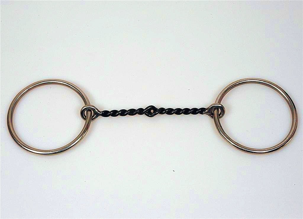 SS Twisted Wire Ring Snaffle Bit