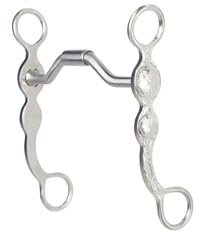 Stainless Steel Brushed Hinged Port Futurity Show Bit - #239070