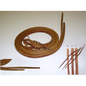 Premium Profi Harness Tøjle - tykkere i enden, så der er mere vægt - ca. 8 ft.