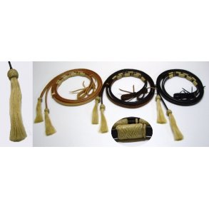 EE Tack Tøjle - 5/8 '' - US Leder - med råhud og hestehår