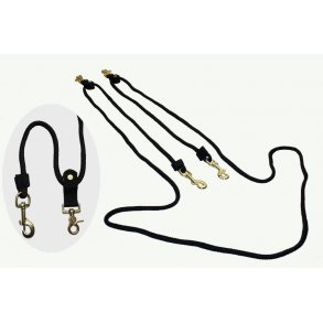 Draw Reins - reb tøjler med messing snaps