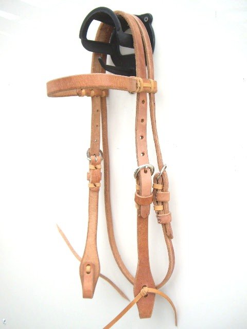 EE Harness Hovedtøj - Herman Oak Leather - med pandebånd
