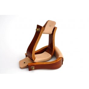 Deluxe Træstigbøjle i mørk - Walnut - COMPETITOR