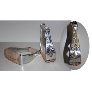 Alu Show Stigbøjle med gravering 1½