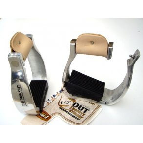 Sikkerhed aluminium stigbjler - med side ndbning