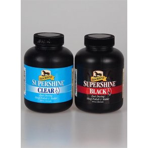 SuperShine Hoof Polish - Black oder Clear - 237ml